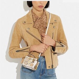 COACH mini Rogue 12 Chalk Tea Rose